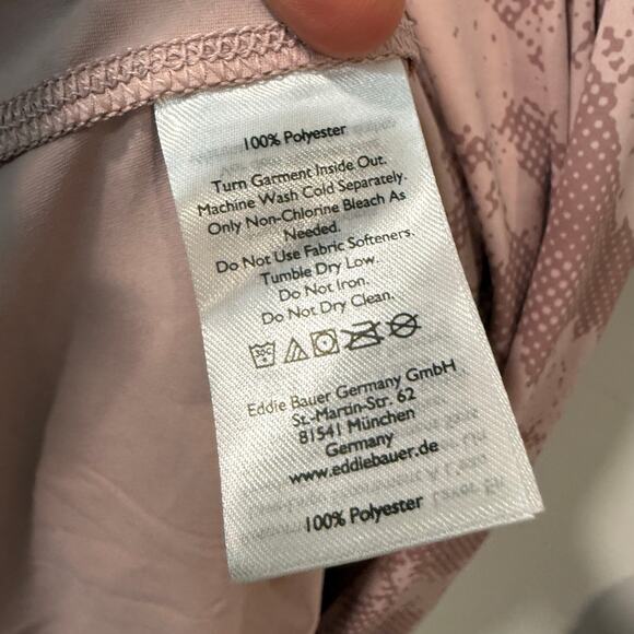 Eddie Bauer Women's Solarflex Long Sleeve Print Hoodie NEW Pink Plus 3X UPF - Picture 9 of 9